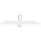 Ekena Millwork Eugene Architectural Grade PVC Gable Bracket, 48"W x 12"H x 4"D x 4"F, 6/12 Pitch GBP048X12X0404EUG00 - alternate 3